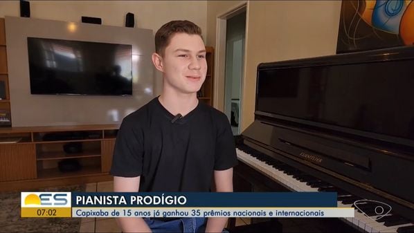 Jovem participou do primeiro concurso em 2019 e atualmente sonha em ser um concertista profissional