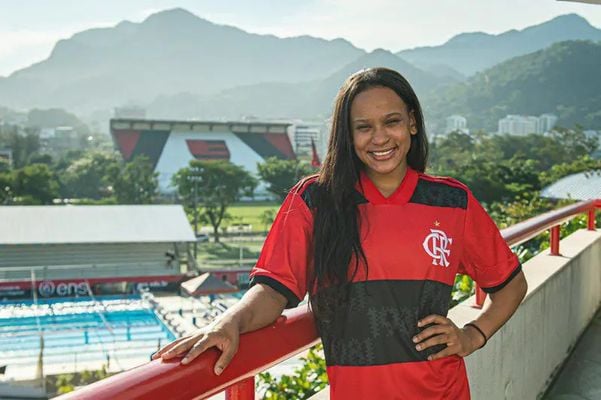 Rebeca é atleta do Flamengo desde os 12 anos 