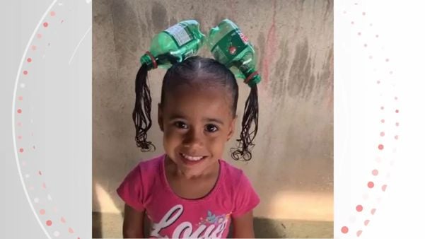 Dia do Cabelo Maluco: Eliza Cardozo Neves, moradora da Serra, ES, com cabelo divertido