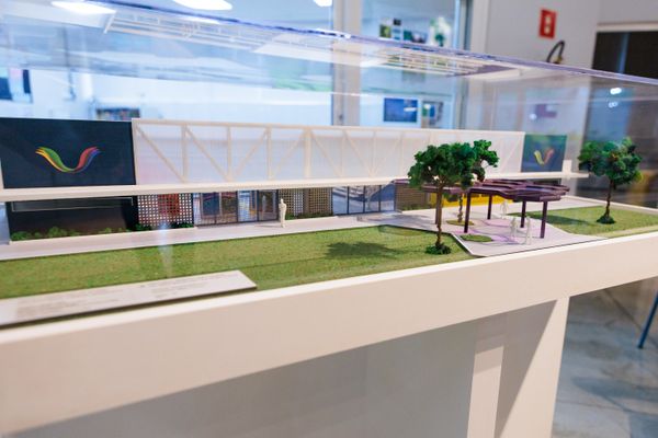 Maquete da novo Campus da EAV no Aeroporto 