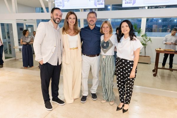Wilson Barbosa Neto, Mariana e Américo Buaiz Filho, Maria Helena Pignaton e Renata La Rocca.