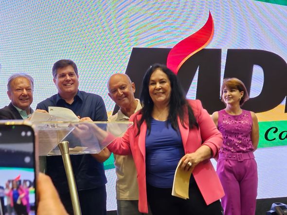 Evento de filiação ao MDB do ES por Ednalva Andrade