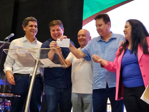 Evento de filiação ao MDB do ES por Ednalva Andrade