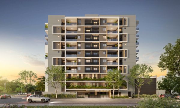 Alameda25 conta com deck molhado e solarium, cercada com gradil de proteção, brinquedoteca, salão de festas, lounge etc