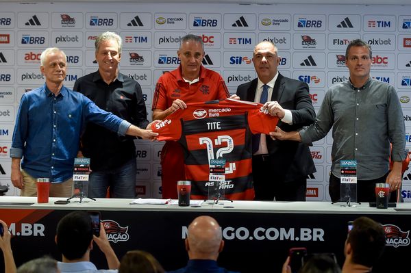 Tite foi apresentado como treinador do Flamengo 