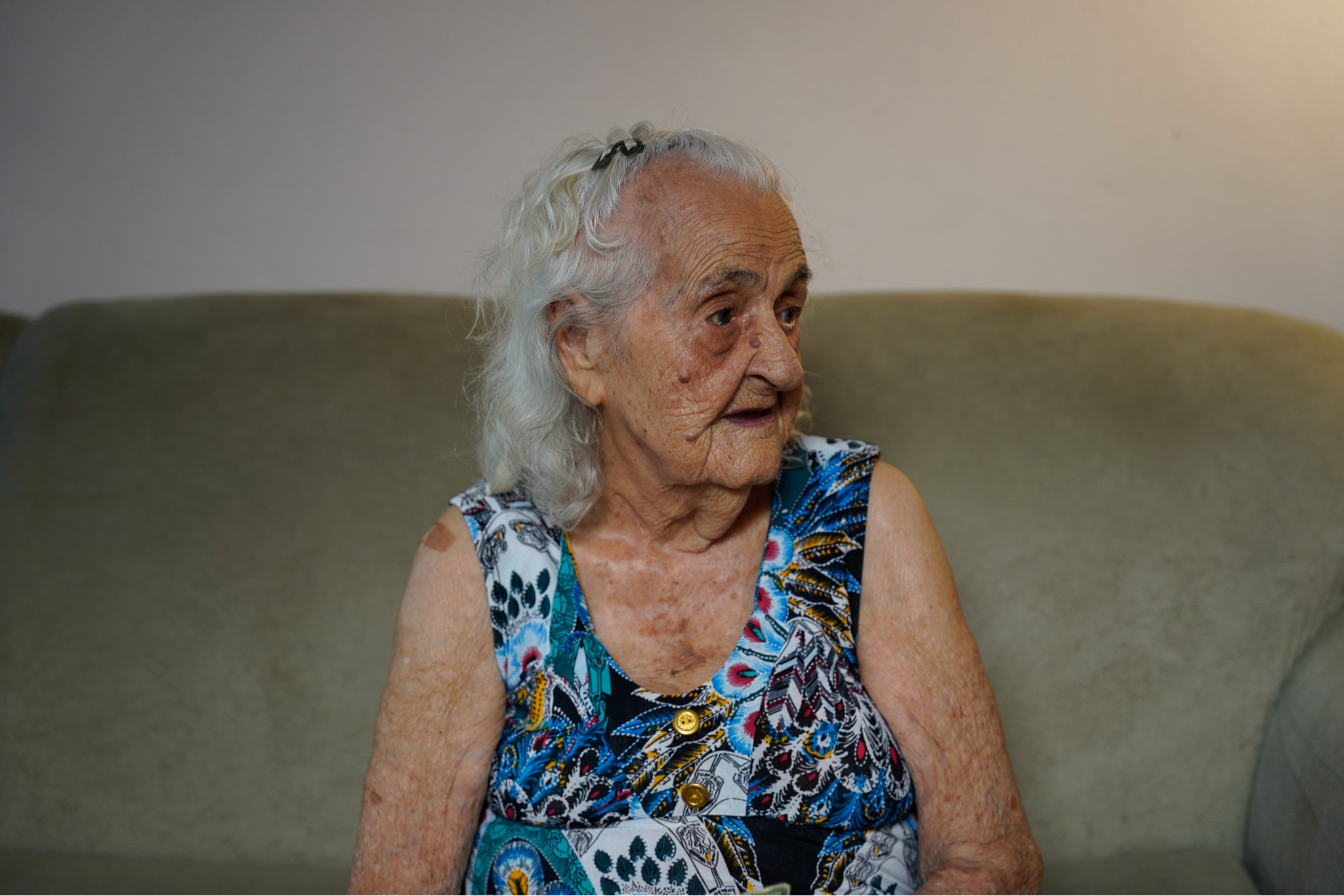 Durante a juventude, a aposentada Maria da Penha de Castro Pereira, 105 anos, produzia e vendia os picolés em Maruípe