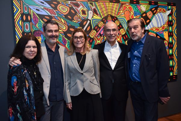 Vanda Klabin, Mauro Saraiva,  Andrea e José Olympio e Hugo  Barreto 
