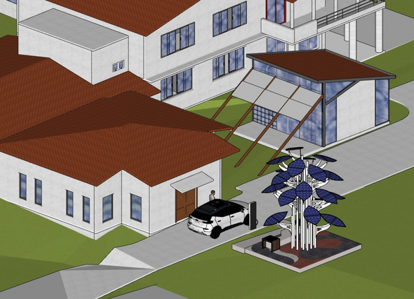 A Árvore Solar levou cerca de dois anos para ser desenvolvida  por Cpid/Divulgação