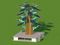 Mockup 3D da Árvore Solar, desenvolvida pelo Centro de Pesquisa, Inovação e Desenvolvimento (Cpid)