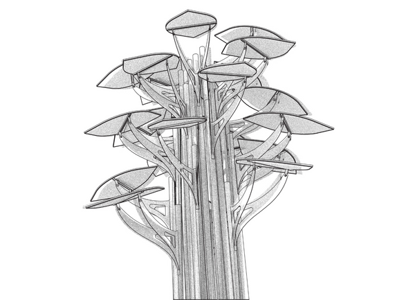 Projeto virtual da Árvore Solar por Cpid/Divulgação