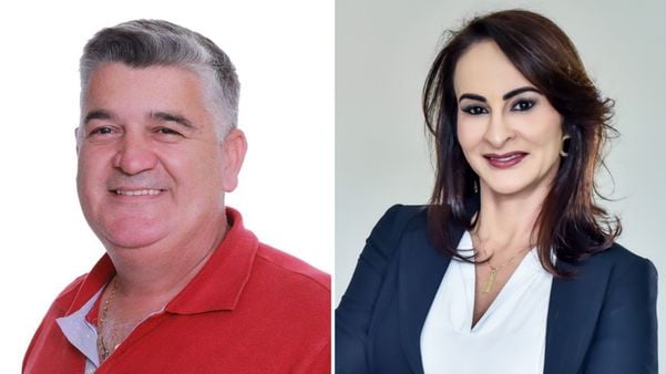 Edmilson Meireles, prefeito de Irupi, e Jeesala Coutinho, secretária de Ações Estratégicas de Aracruz, são pré-candidatos na disputa municipal de 2024 e assumiram as vagas