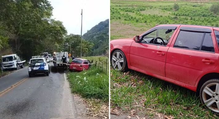 Segundo a Polícia Militar, o Ciodes recebeu a informação de que dois homens, em uma motocicleta, atiraram contra o carro, na região de Barra Grande, zona rural de Irupi