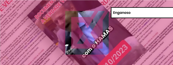 Governo Lula assinou acordo de cooperação técnica com Autoridade Palestina, não com o Hamas