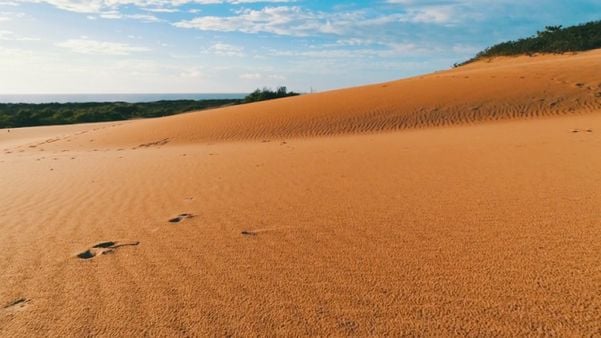As dunas de Itaúnas servem de belo cartão-postal para fotos instagramáveis