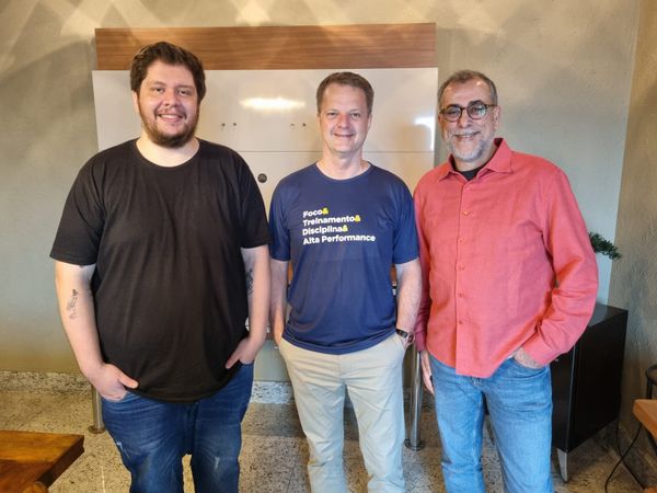 Chico Recalde, Wagner Orelli e Murilo Moreno por Grupo Orletti/Divulgação