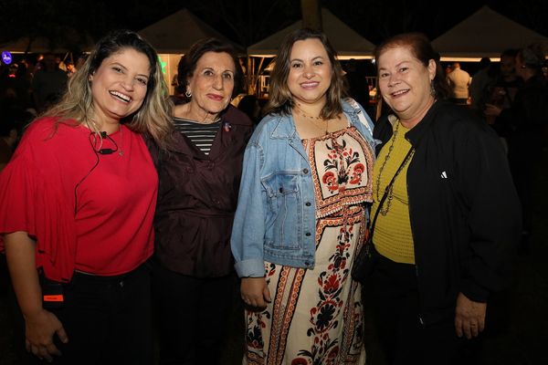 Simone Marçal, Terezinha Calixte, Fernanda Valadares e Virginia Casagrande 