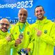 No tie-break, André Stein e George garantem 100% do Brasil no vôlei de  praia no Pan