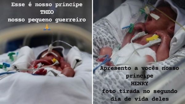 Theo e Henry, internados na Grande Vitória