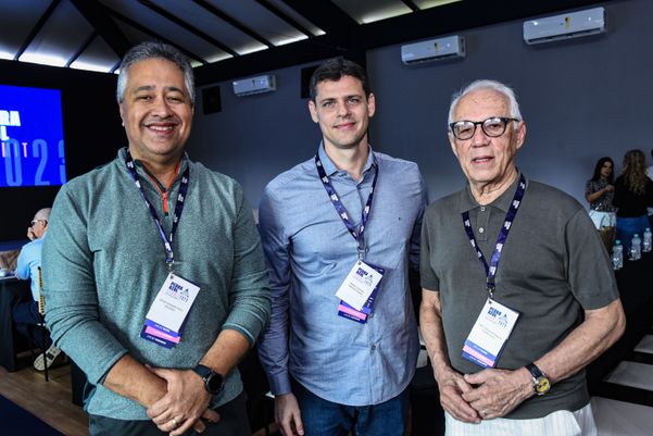Cezar Pinto, Bruno Funchal e José Carlos Bergamin