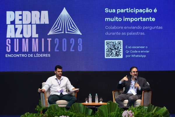 Colunista de A Gazeta Adbo Filho foi quem debateu com o secretário extraordinário da Reforma Tributária, Bernard Appy, no Pedra Azul Summit por Carlos Alberto Silva