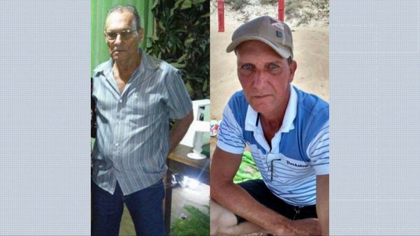João Figueira, de 76 anos, e Joaninho Figueira, de 54, assassinados em novembro de 2017, em São Mateus