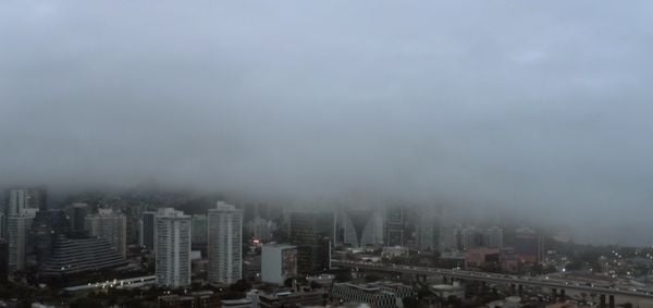 Climatempo deu explicação sobre o nevoeiro que foi visto nas cidades capixabas na última sexta-feira (27)