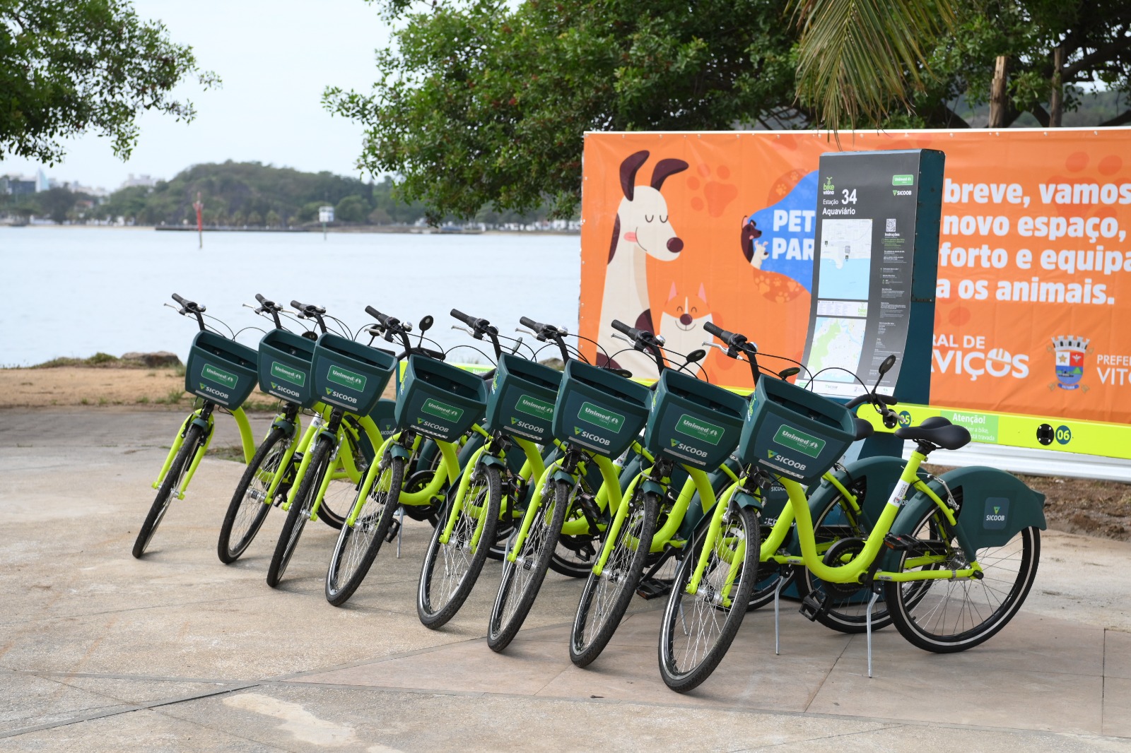 Novo posto foi aberto na manhã desta terça-feira (31) e amplia quantidade de estações e de bicicletas compartilhadas disponíveis aos usuários do sistema