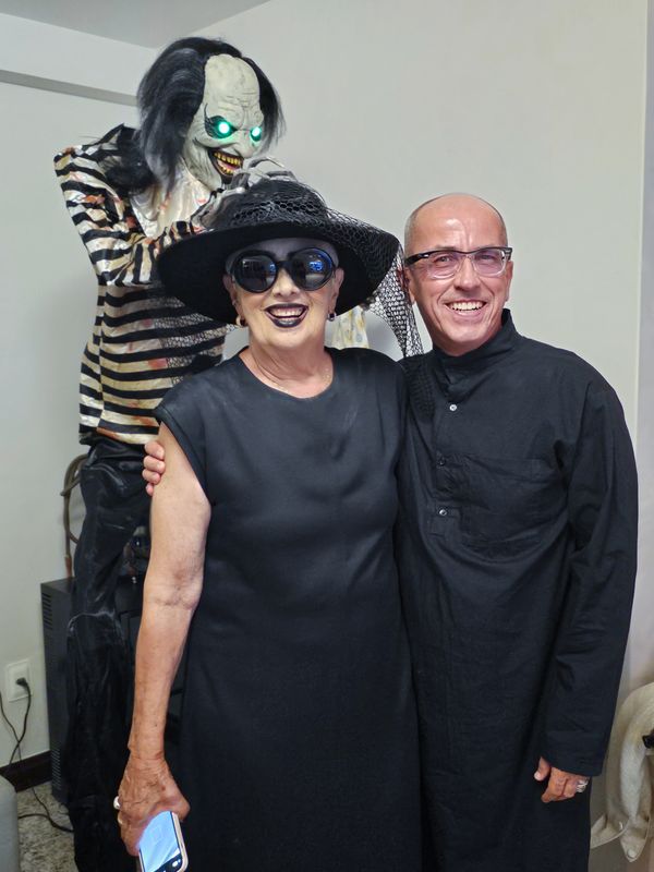 Simone Rizk e Léo Bahia