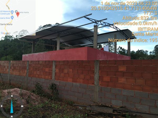 Destelhamento de casas em Ibitirama  por Defesa Civil 