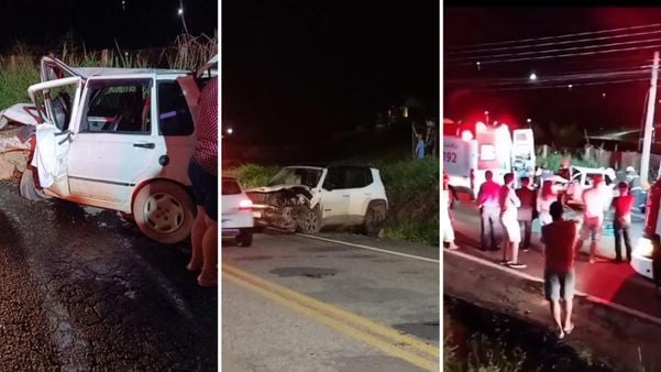 Acidente entre dois carros deixa feridos em Venda Nova do Imigrante 