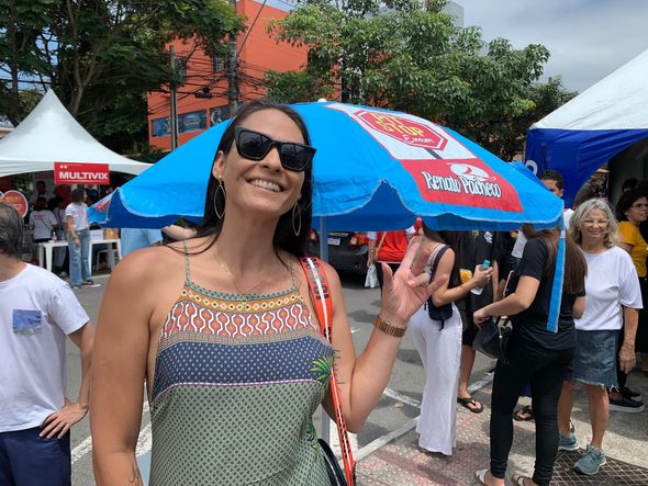 Jaqueline Fiorentini, de 38 anos, coordenadora pedagógica.  por Vitor Gregório