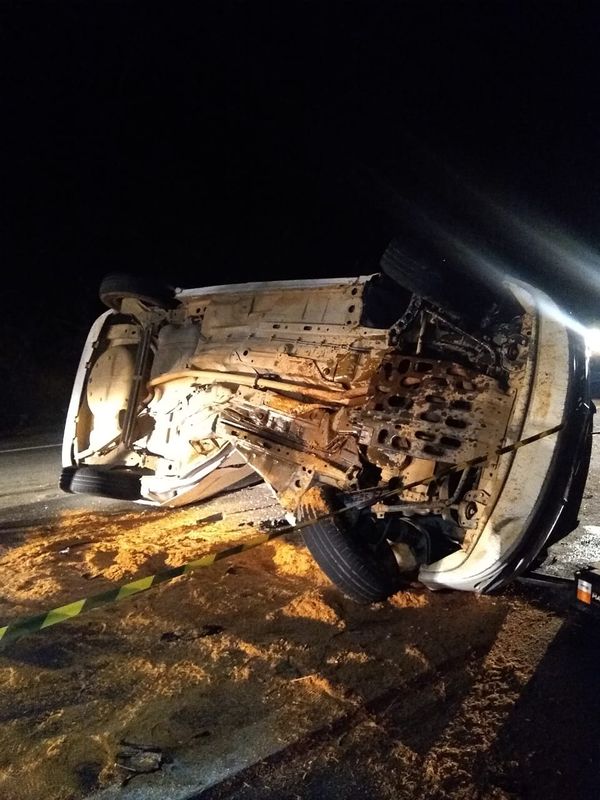 Acidente deixa três pessoas feridas em Anchieta por Leitor| A Gazeta 