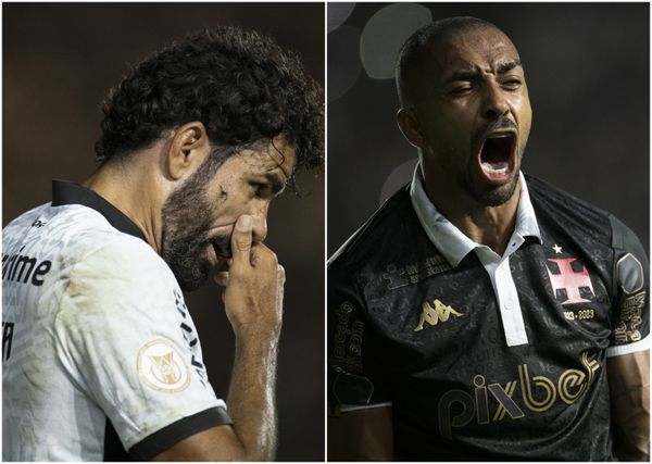 Diego Gosta e Paulo Henrique mostram bem o contraste do clássico entre Vasco e Botafogo