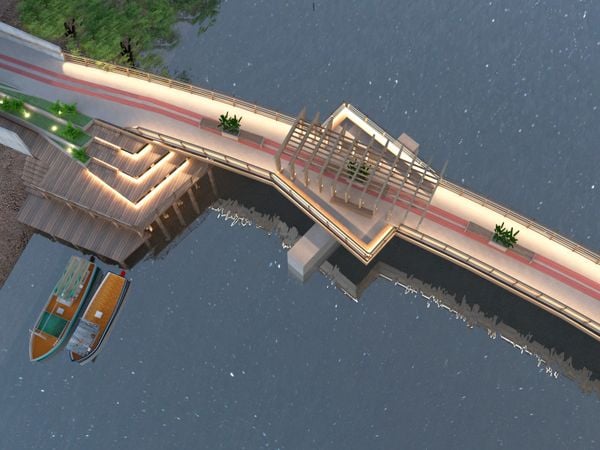 Nova Ponte da Madalena vai ter mirante, deque e iluminação especial