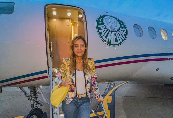 Avião comprado por Leila era estratégia para economizar tempo e recursos nas viagens do Palmeiras