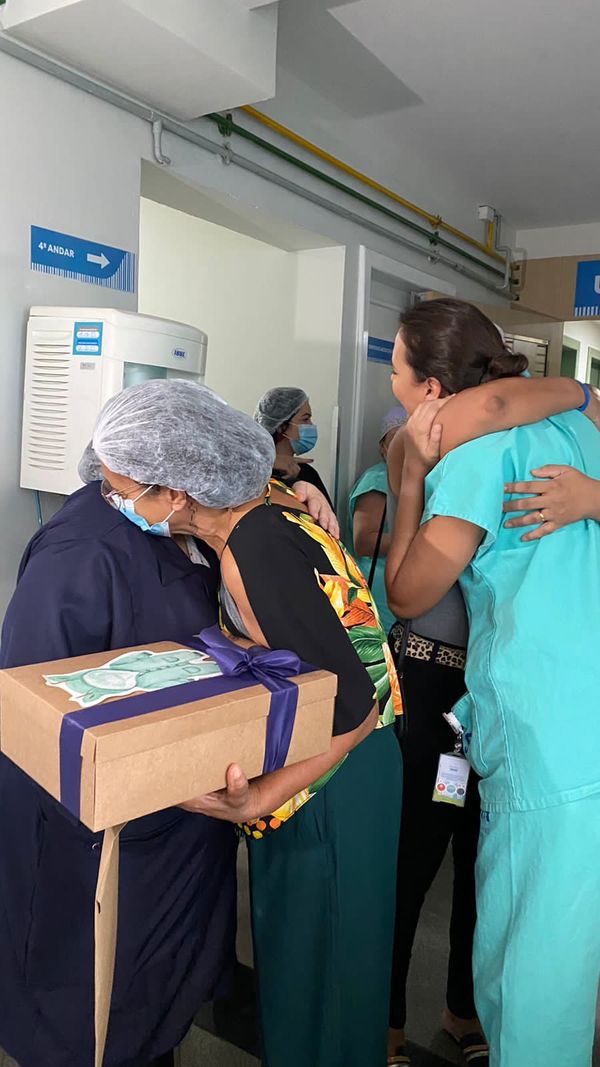 Rhuan recebeu alta médica no Hospital Infantil de Cachoeiro de Itapemirim por Divulgação/ Hifa 