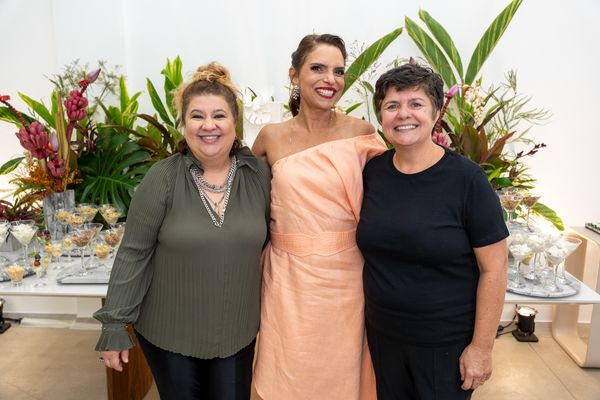 Larissa Tantan, Bruna Medeiros e Claudia Moulin