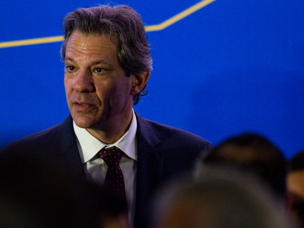 O ministro da Fazenda, Fernando Haddad