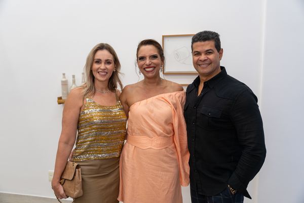 Tatiana e Dorion Soares com Bruna Medeiros