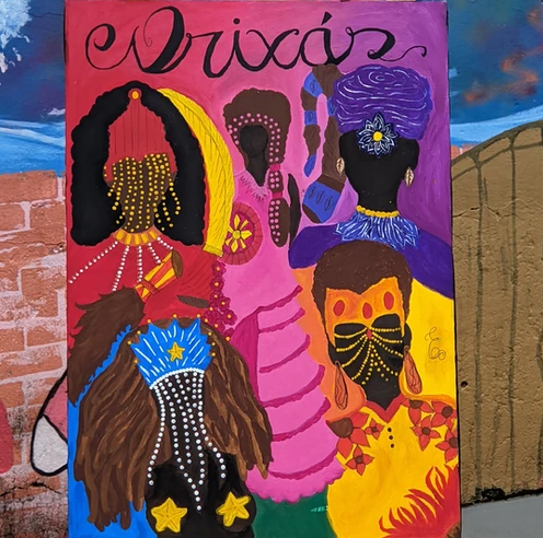 A obra 'Yabás' está em exposição no Boulevard Shopping Vila Velha.