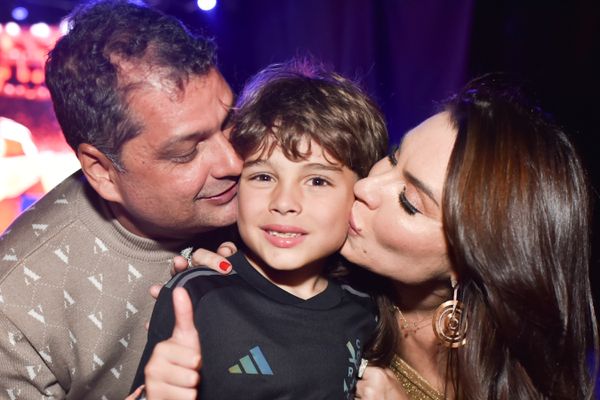 Patrick Ribeiro e Débora Veronez festejam os  8 anos de Benjamin