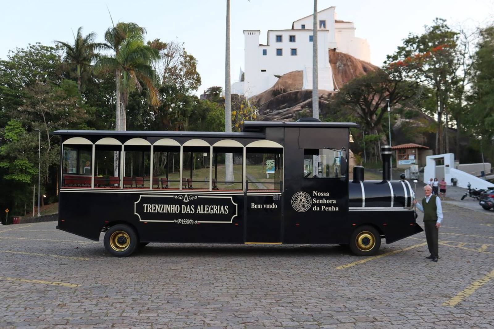 Meio de transporte funcionará aos sábados, domingos e feriados; passagem vai custar R$ 10 (subida ou descida) e poderá ser adquirida na portaria do Convento