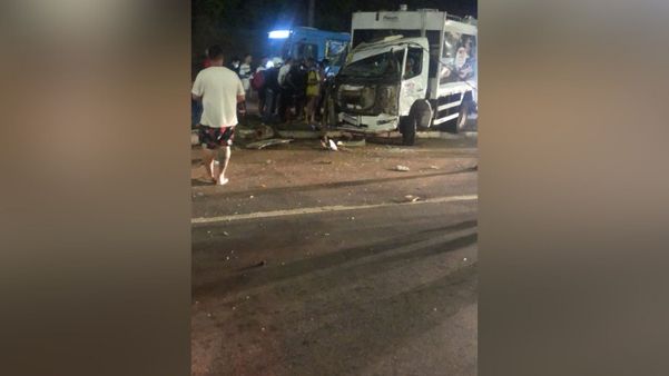 Acidente aconteceu na altura do bairro Campo Grande, na terça-feira (14). O condutor realizou o teste do etilômetro, que deu negativo