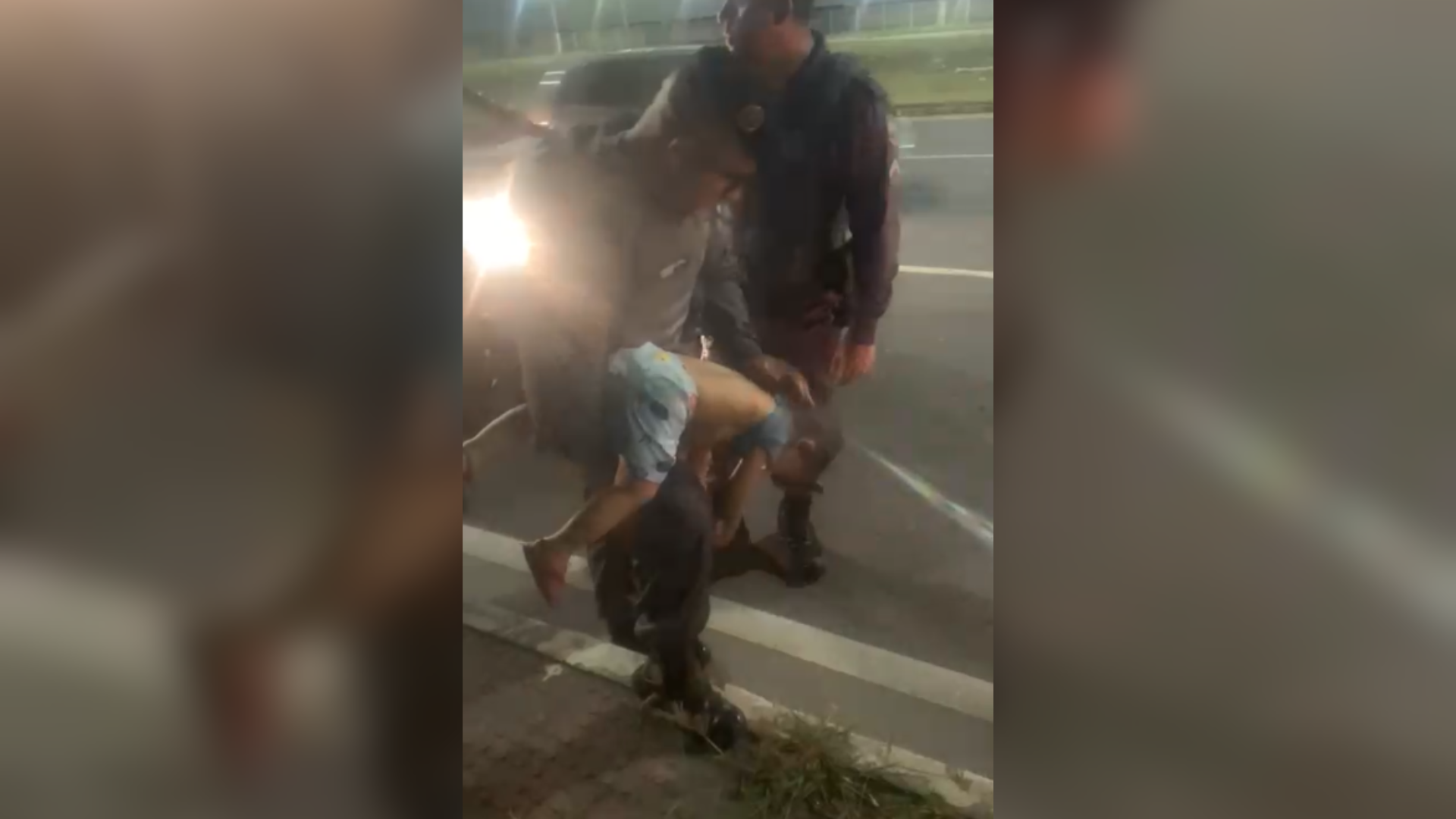 Técnica foi utilizada por um policial militar que fazia patrulhamento no bairro Porto Canoa; após procedimento, mãe e menino foram levados para o hospital