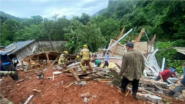 Deslizamento atingiu residência e deixou duas mulheres mortas em Gramado (RS)