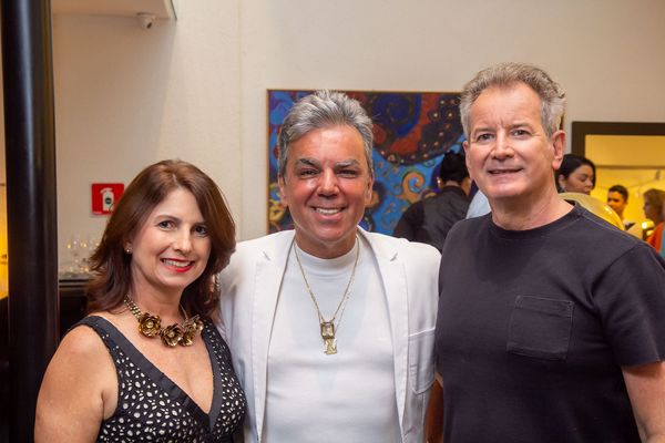 Cinthia Duarte, Ivan Aguilar e Rogério Rodrigues