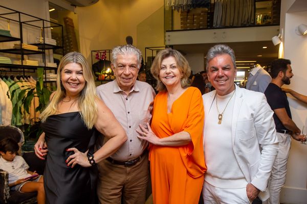 Fernanda Prates, Maurício Prates, Carmem Prates e Ivan Aguilar