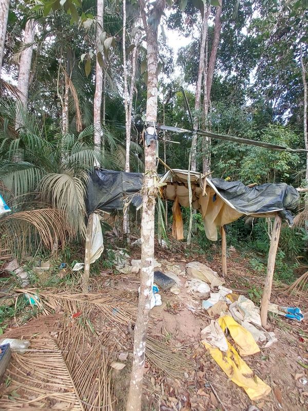  Área com desmatamento irregular em Venda Nova do Imigrante equivale a seis campos de futebol por Divulgação Idaf