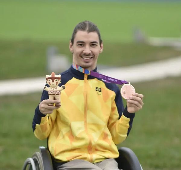 Bruno Kiefer encerrou sua participação no Parapan sem medalhas