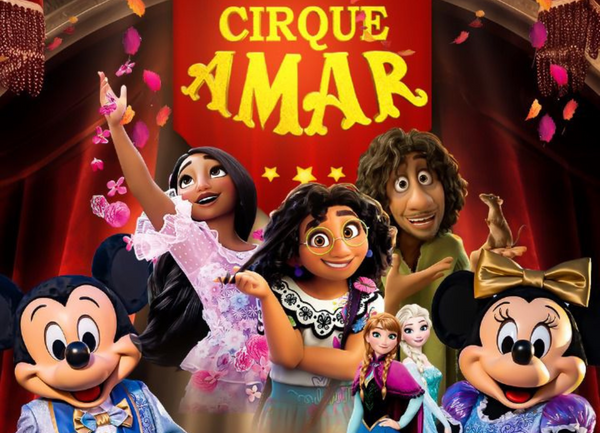 Cirque Amar faz apresentações especiais com personagens da Disney